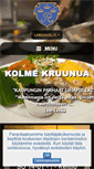 Mobile Screenshot of kolmekruunua.fi